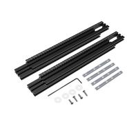 Fxzqgnh Gabarit de Fraisage En Alliage D'aluminium pour Le Travail Du Bois : Guide de Gravure et de Fraisage Réglable et Fiable, Idéal pour Les Bricoleurs, 40cm