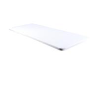 Fxzqgnh Housse de Table Extensible Nappe Élastique Rectangle Protège Table Lavable Réutilisable s'adapte Banquets Mariages Décoration Intérieure, Blanc 85x85cm