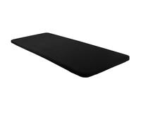Fxzqgnh Housse de Table Extensible Nappe Élastique Rectangle Protège Table Lavable Réutilisable s'adapte Banquets Mariages Décoration Intérieure, Noir 243x76x46cm