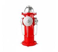 Fxzqgnh Hydrant Décoratif Entraînement à la Propreté Borne Hydrante Style Fantaisiste Article D'extérieur pour Chiots, Rouge, Grand