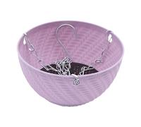 Fxzqgnh Jardinière Suspendue Panier à Suspendre Pot de Décoration Support pour Patio Corbeille Florale Auto-arrosante avec Chaîne Amovible Convient à La Déco, Violet