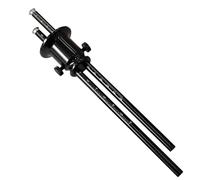 Fxzqgnh Jauge à Tracer Roue pour Menuisier avec Règle Double Système Scriber Ajustable En Aluminium et Inox Outil Multifonction Convient pour Ateliers, Noir