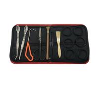 Fxzqgnh Kit Bonsaï Complet Trousse avec Fermeture Éclair Compact Kit avec Housse en Nylon pour Débuta, Atelier