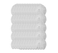 Fxzqgnh Lot de 50 Housses Blanches Jetables pour Appuie-tête et Support Facial de Fauteuils de Massage