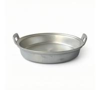 Fxzqgnh Poêle à Frire Non Revêtu Poêle En Aluminium Bord Épais Ustensile pour Cuisiniers Amateurs, 32 Cm, Modèle Amélioré, 32 Cm, 1,45 Kg, Sans Couvercle
