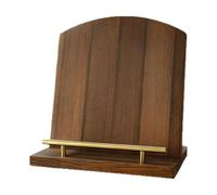 Fxzqgnh Porte-livres En Bois, Support à Recettes, étagère de Lecture, Design En Bois Démontable, Montage Facile, Idéal pour Les Passionnés de Cuisine et Le