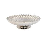 Fxzqgnh Présentoir à Gâteau sur Pied Argenté Plateau à Gâteau sur Pied Stable Vaisselle pour Buffet, Cuisine, 28.5×9cm