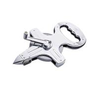 Fxzqgnh Règle Cadre Portable Ruban Mesure Outil Rétractable Acier Métal Longue Bande Robuste Mesure Fiable Construction Utilisation Chantier Déplacements Fréq, 100m
