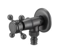 Fxzqgnh Robinet d'angle pour Le Remplissage, Installation Facile, Robinet de Régulation Renforcé, Vanne D'arrêt d'eau pour Le Chauffage de Cuisine, Style B