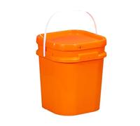 Fxzqgnh Seau Carré, Seau à Peinture avec Couvercle, Récipient Alimentaire Léger et Robuste avec Poignée, 20l