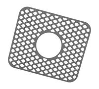 Fxzqgnh Tapis Silicone Antidérapant Grille Évier Souple Mat Drainant Pliable Coussin Séchage Vaisselle Fonction Résistante pour Cuisine Hôtel Comptoir, Gris