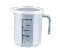 Fxzqgnh Tasse à Mesurer, Cylindre, Résistant à La Chaleur, Multifonctionnel, Accessoires de Cuisine, Carafe à Eau, Pichet à Thé à La Maison, 500 Ml