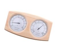 Fxzqgnh Thermomètre-hygromètre En Bois pour Sauna, avec Trou de Arrière, 10-120 °C