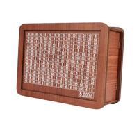 Fxzqgnh Tirelire En Bois avec Compteur, Objectif de Comptage, Idée de Bricolage, Tirelire pour Garçons, Filles, Enfants et Adultes, 5000 livres