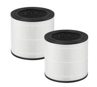 FY0611 Lot de 2 filtres de rechange compatibles avec le purificateur d'air Philips série 600 AC0650/10 AC0651/10 3 en 1 avec filtre à charbon actif FY0611/30