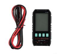 FY106A Multimètre numérique 600V/4A AC/DC avec True RMS, détection en direct NCV, automatique/manuel, rétroéclairage LCD & lampe de poche, conservation des données, pour électriciens et bricoleurs