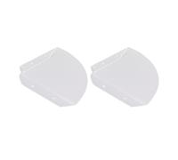 Fydun 2pcsÉtagèresMuralesFlottantesdAngleRangementenAc (Transparent) | 2 étagères d\'angle flottantes - étagères murales élégantes pour l\'organisation de la maison dans les chambres, les salons