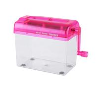 Fydun A6 Mini Manuel Coupe Papier déchiqueteuse à Main déchiqueteuse Portable Outil de Coupe de Papier pour Bureau école à Domicile Papeterie de Bureau(Rose)