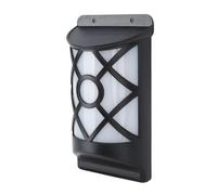 Fydun Applique Murale Solaire à Effet de Flamme - Lanterne LED Extérieure avec Détecteur de Mouvement pour Jardin, Terrasse et Maison - Veilleuse Solaire Rechargeable et étanche