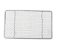 Fydun Grille de refroidissement et de cuisson, 7,6 x 11,2 cm, grille de gril en acier inoxydable, passe au lave-vaisselle, rectangulaire en métal, pour barbecue en plein air