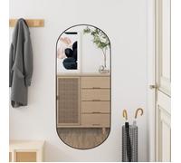 Fydun Miroir mural 35x80 cm Verre Ovale FD017