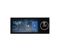 Fyearfly Écran tactile de commande centrale Smart Home de 6 pouces, panneau de commande mural tout-en-un avec bouton rotatif, assistant vocal intégré, compatible avec climatiseur lumière serrure de