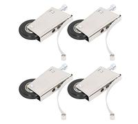 Fyearfly Lot de 4 roulettes de Porte coulissante de Rechange, 40 mm/1,57 Pouce pour Porte coulissante