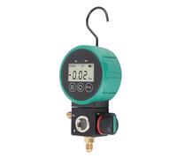 Fyearfly Manomètre numérique HVAC 5 MPa Robinet sphérique Kit de tuyaux adaptateur