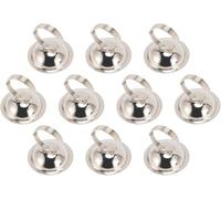 Fyearfly Mini Place Card, 10 porte-marque-place argenté,porte-carte de mariage en argent,Nom Menu Clip, pour fêtes, Mariages(Acier inoxydable 2)