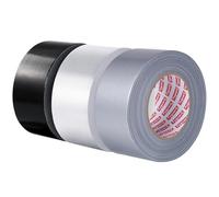 Fyguard Lot de 3 rouleaux de ruban adhésif blindé - 48 mm x 40 m - Noir - 210 μ - Ruban de réparation imperméable - Renforcé en tissu - Pour l'intérieur et l'extérieur - Réparation - Fixation et