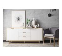 Concept Usine Buffet scandinave FYN blanc et bois naturel