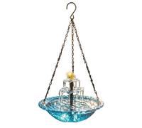 Fyrdyn Bain d'oiseau Solaire Décoration de Jardin pour l'Extérieur