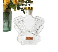 Fyrdyn Bouteille À Whisky | Objets De Collection De Bouteilles D'Alcool - Contenant À Liqueur Collectionnable En Forme De Moteur De Motocyclette Pour Vitrine Maison Hôtels Restaurants
