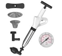 Fyrindel 7 Pièces Deboucheur Wc Evier Canalisation, Pompe Débouche Evier Wc, Poire Débouchage Wc, Piston pour Déboucher les Toilettes, pour Déboucher les Toilettes, Baignoire, Drain de Sol