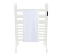 Fyssnn Sèche-serviettes électrique sur pied avec minuterie de 1 à 24 heures, porte-serviettes chauffant pour salle de bain, armoires, hôtels, spas