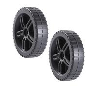 FytStycale 1 Paire de Roues de Jardin, 175 X 45 Mm, Diamètre Du Trou 1 Cm, Accessoires pour La Plupart Des Brouettes, Roue de Rechange Universelle, 17,8 Cm