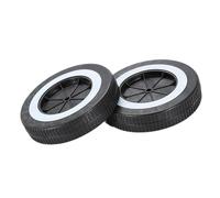 FytStycale 2 Pièces Roue Barbecue Roue de Remplacement Accessoire Chariot Partie Robuste en Pp Installation Facile Adaptée à Extérieur Terrasse Cuisine