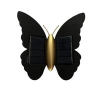 FytStycale Applique Solaire Papillon, éclairage, Décoration, Allumage/Extinction Automatique, Lampe de Jardin, Lampe Murale Extérieure, Lumière Jaune Chaude