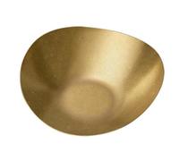 FytStycale Assite En Acier Inoxydable Forme Irrégulière, Assite Creuse En Inox, Élégant, Vaisselle, pr Café, Or