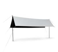 FytStycale Bâche Camping Extérieure, Toile Pergola Imperméable UPF50, Abri Solaire Anti-Vent Niveau 6, pour 4-15 Personnes, Noir, Hexagonal 16㎡ pour 12-15 Personnes