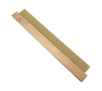 FytStycale Balai à Béton, Balai de Maçon, Outil de Texturation Du Béton, Outil de Finition Compact et, avec Dos En Bois pour Les Cours et Le Nivellement