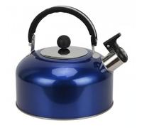 FytStycale Bouilloire Sifflante Compatible tous Feux Théière à Sifflet Style Européen Ustensile de Cuisine pour Extérieur, Bleu, Bleu