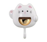 FytStycale Carillon de Porte Japonais En Forme de Chat pour Commerçants, blanc