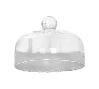 FytStycale Couvercle à Gâteau En Verre, Cloche pour Pâtisseries sur Stand à Gâteau, 16x22cm