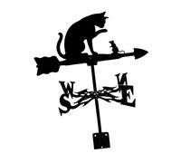 FytStycale Décorative, Classique de 75 Cm de Haut avec Motif Champêtre, Instrument de Mesure de La Direction du Vent pour Jardin, Maison de C, Chat et Souris