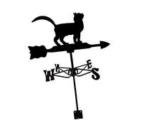 FytStycale Décorative, Classique de 75 Cm de Haut avec Motif Champêtre, Instrument de Mesure de La Direction du Vent pour Jardin, Maison de C, Chat