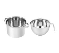 FytStycale Ensemble de Marmites à Double Bain-Marie en Acier Inoxydable pour La Cuisson du Beurre et du Fromage