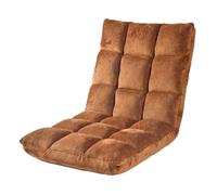 FytStycale Fauteuil Sol avec Dossier Réglable Matelassé Chaise Sol Pliable Doux Fauteuil Pliable pour Joueurs, Étudiants, Tatami, Café