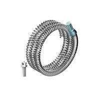 FytStycale Furet de Plomberie Déboucheur de Canalisation, Sonde Flexible, Câble de Nettoyage, Outil de Plombier Équipé d'un Connecteur pour Perceuse Adapté pour Tuyaux Bain et Cuisine, Longueur 2m