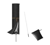 FytStycale Housse de Parasol de Terrasse, Protection Imperméable, Légère, avec Fermeture éclair et Cordon de Serrage, Housse pour Parasol à Mât Télescopique pour